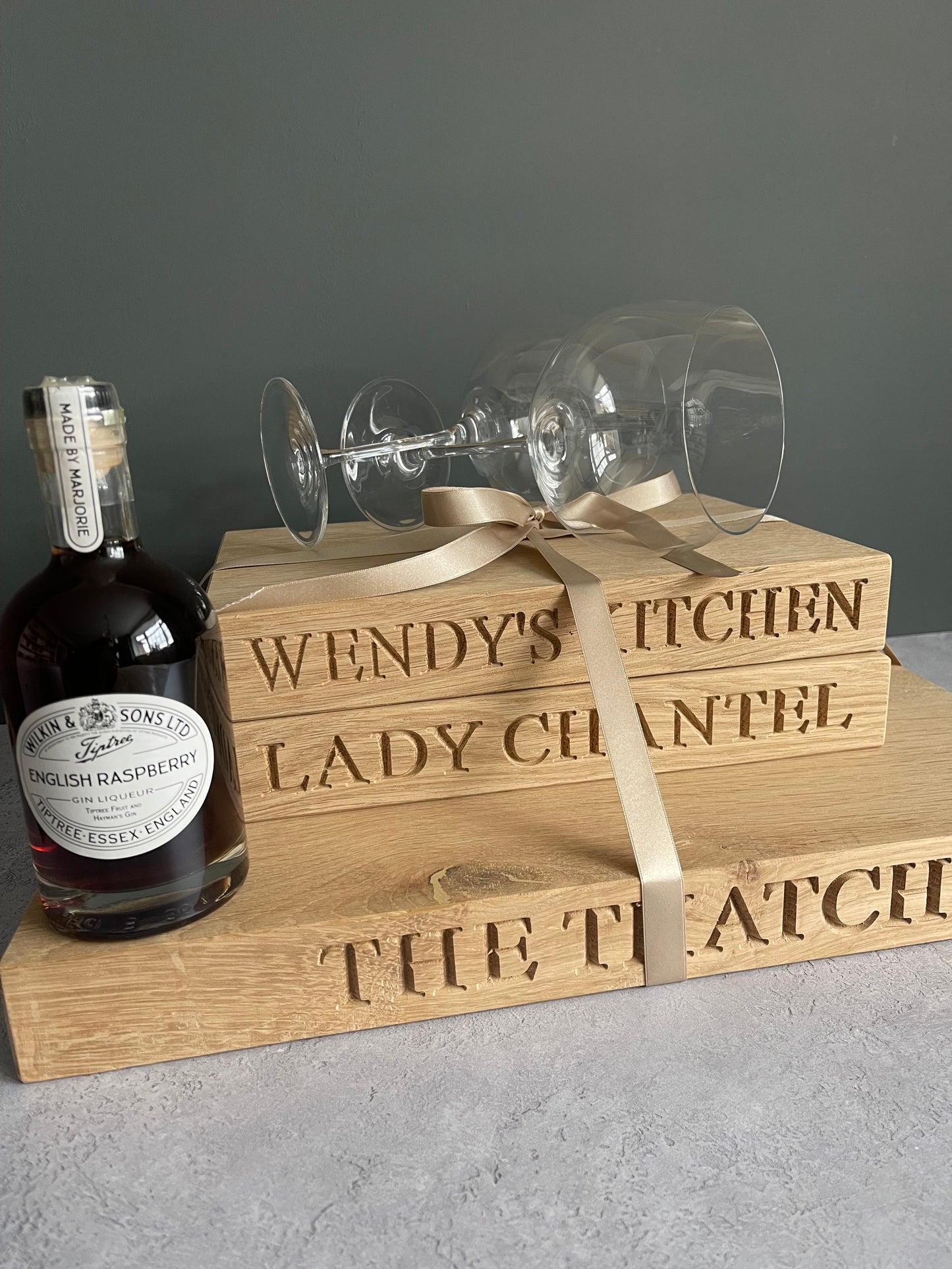 Personalised Oak Chopping Boards