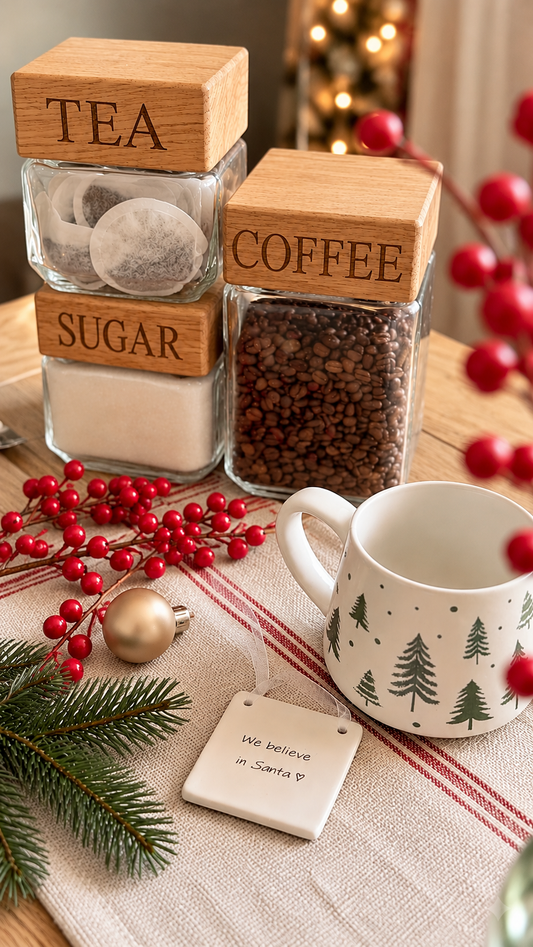 Personalised Tea, Coffee & Sugar Jars