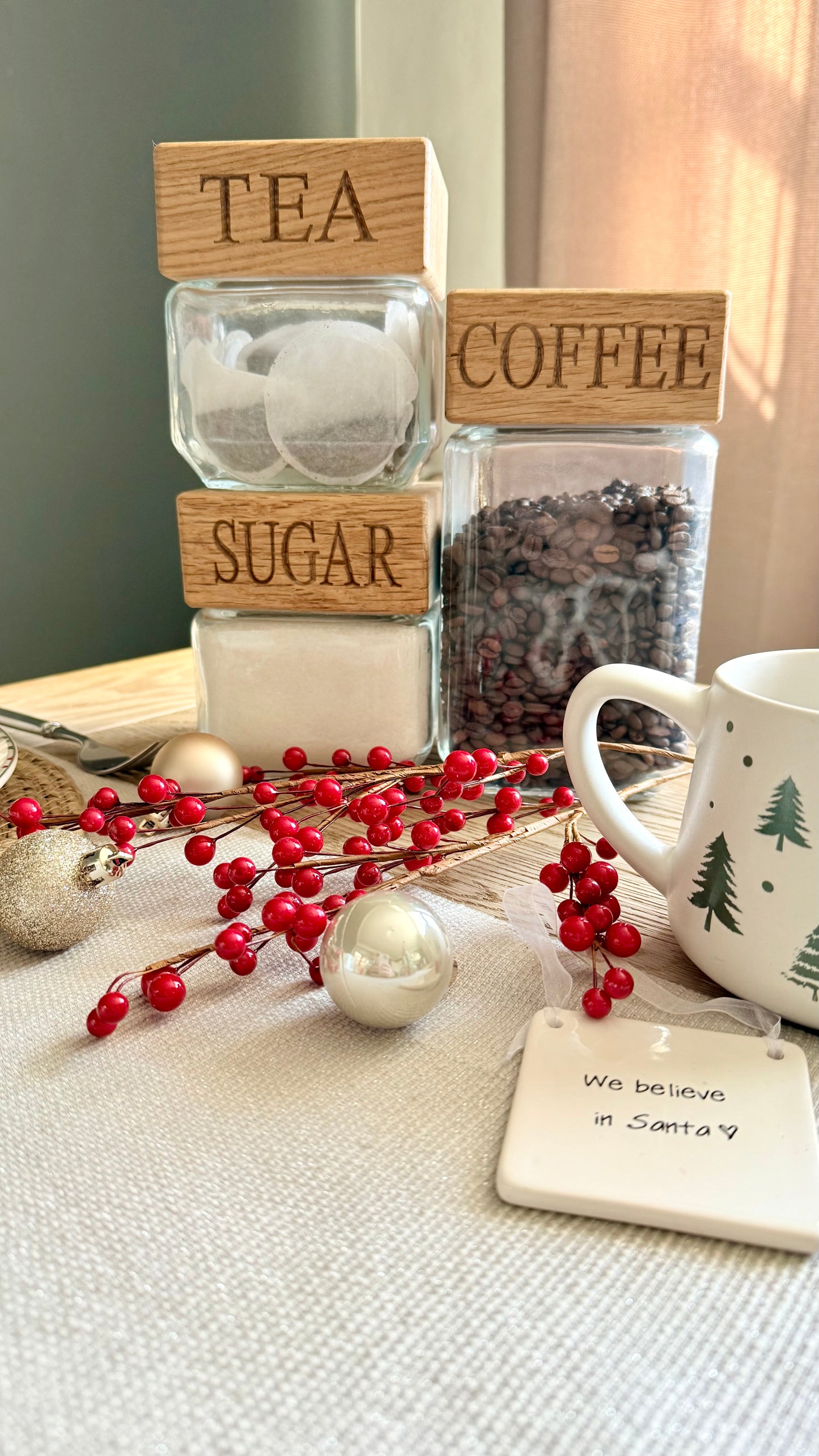 Jar Set- Tea, Coffee & Sugar