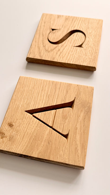 Oak Coasters