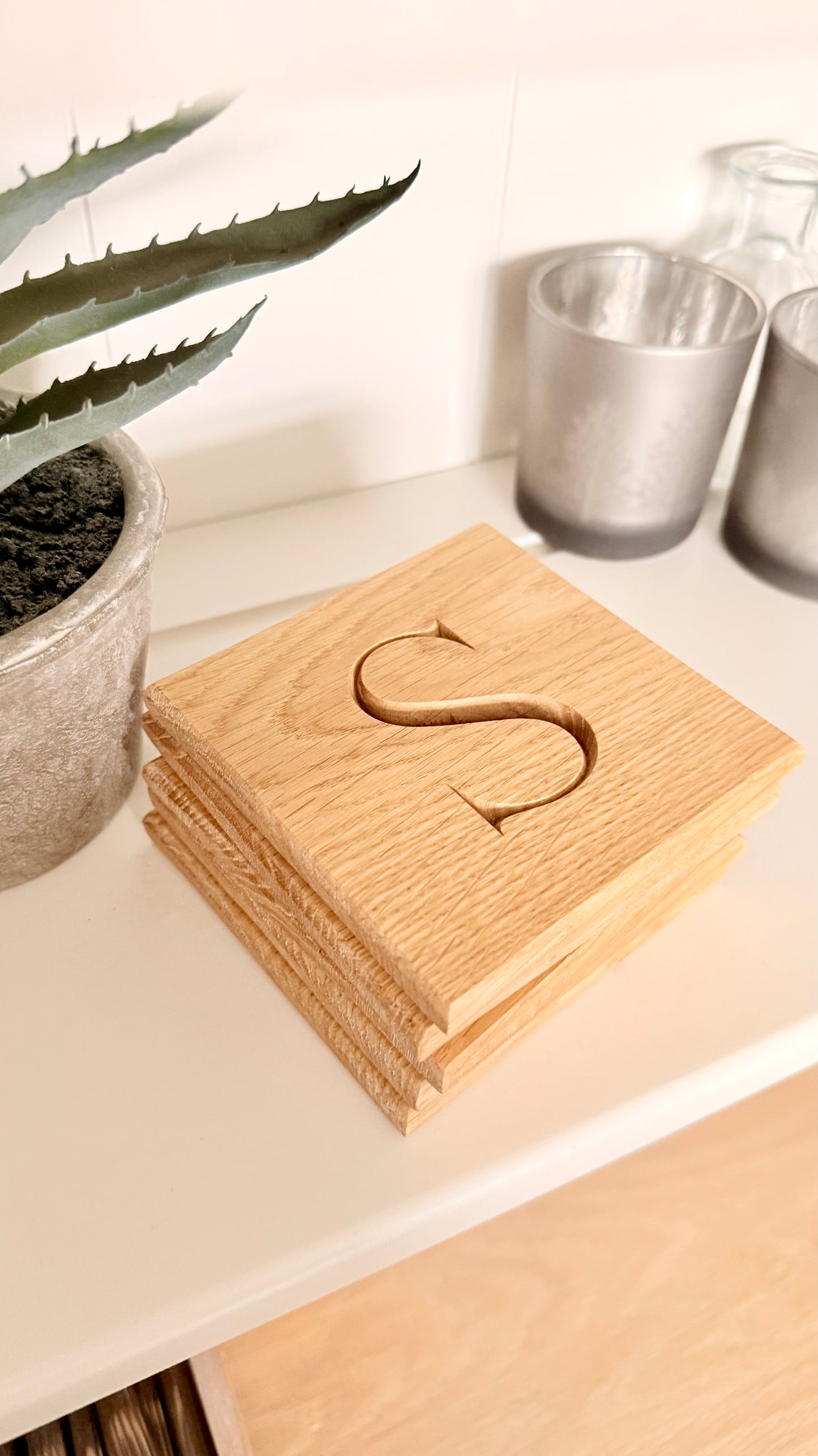 Oak Coasters