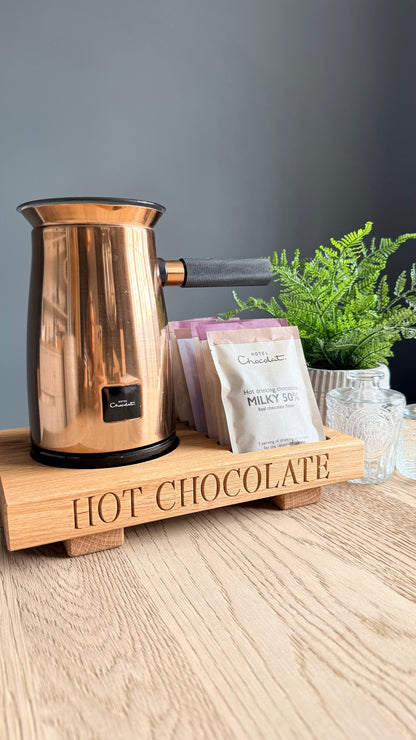 Personalised Wooden Hot Chocolate Station & Drinks Stand